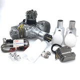 DLE 120CC TWIN UAV ENGINE With 14V 80W/180W Power Generator System