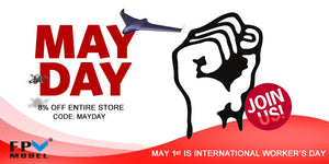 8% oFF Entire Store May Day Promotion